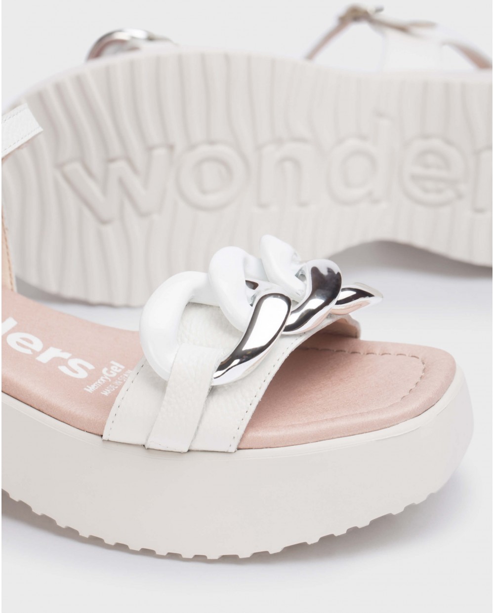 Wonders-Sandals-White Claire Sandal
