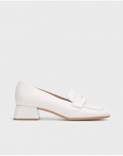 Wonders-Loafers-White Gift moccasin