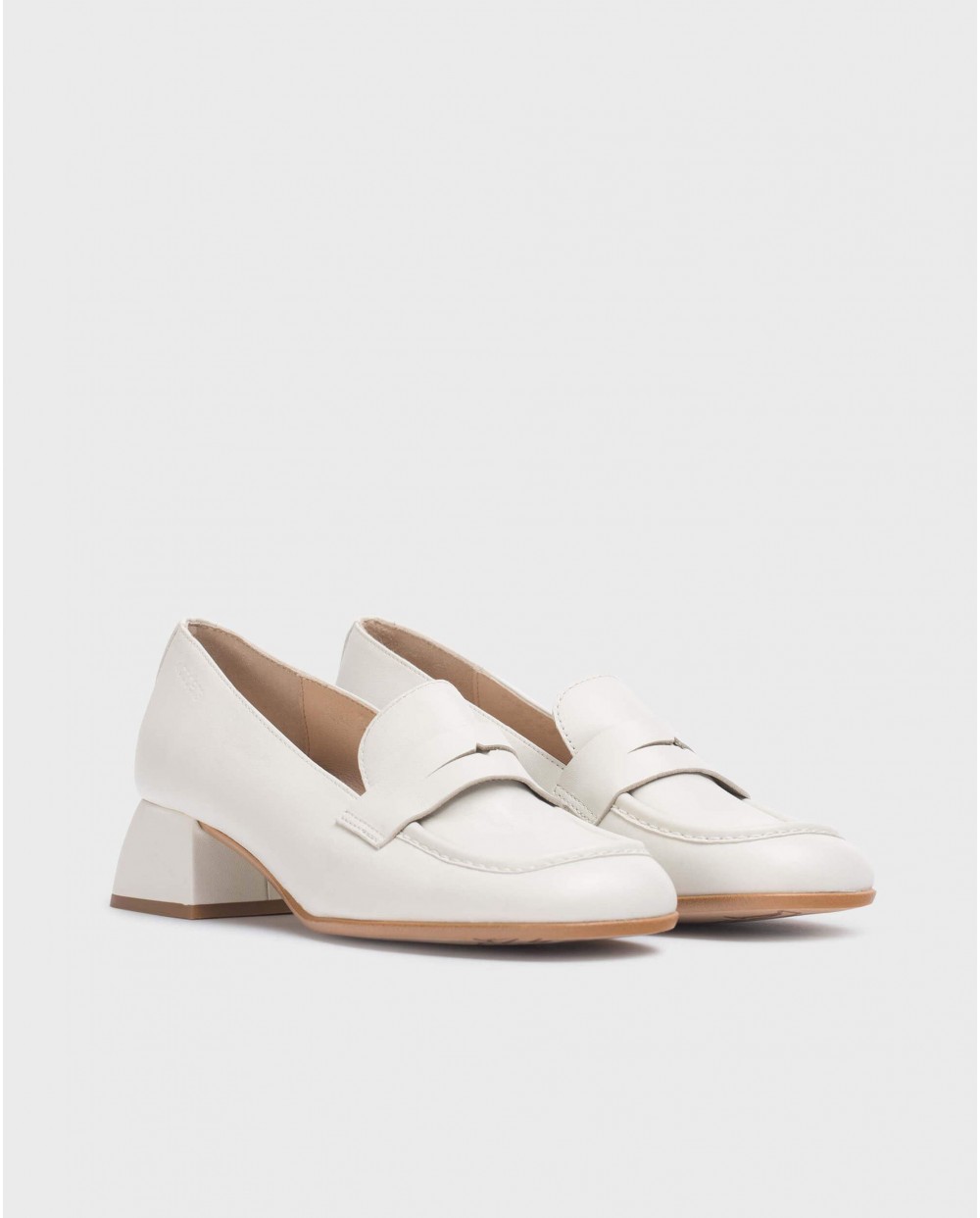 Wonders-Loafers-White Gift moccasin