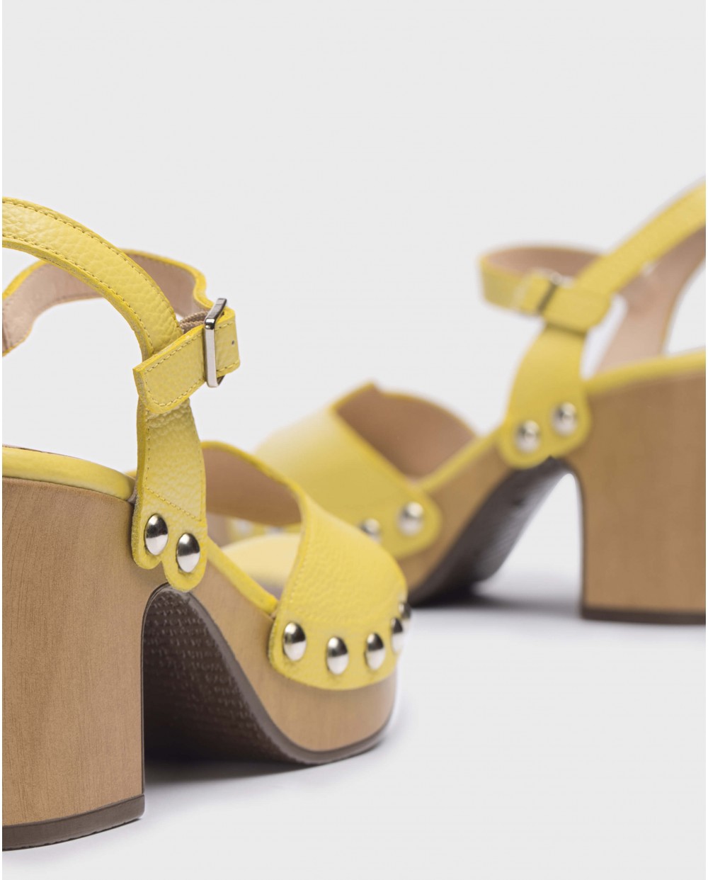 Wonders-Sandals-Yellow Lexi shoe