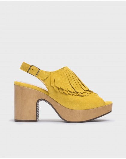 Wonders-Plataformas-Zapato amarillo
