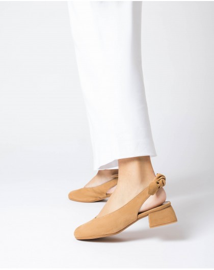 Wonders-Flat Shoes-Brown Audrey Shoe