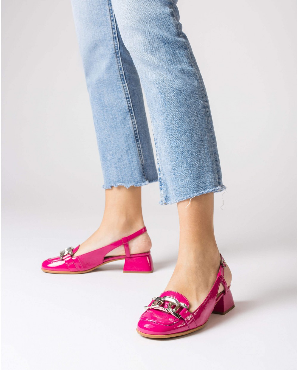 Wonders-Flat Shoes-Pink Maxine Sandal