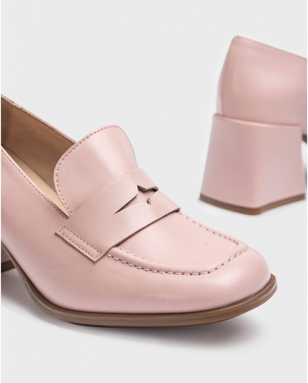 Wonders-Loafers and ballerines-Pink Celine Loafer