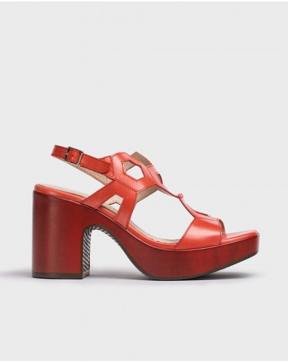 Wonders-Sandals-Sandal Tris Red