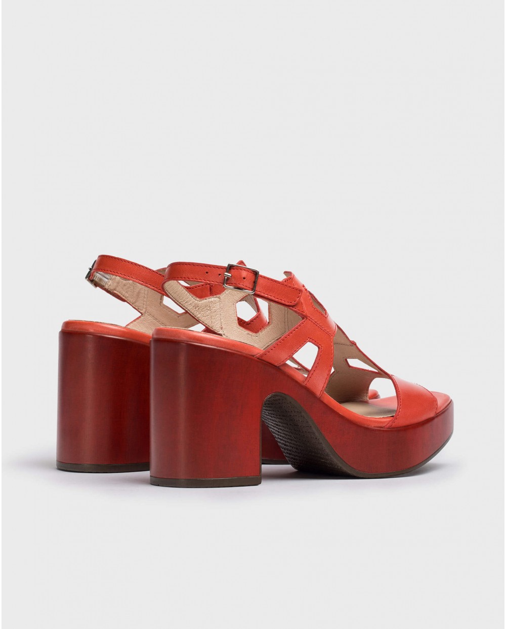 Wonders-Sandals-Sandal Tris Red