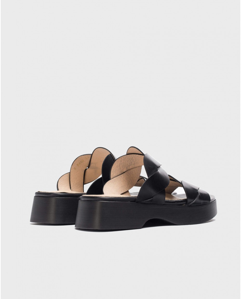 Wonders-Sandals-Black Maui Sandal