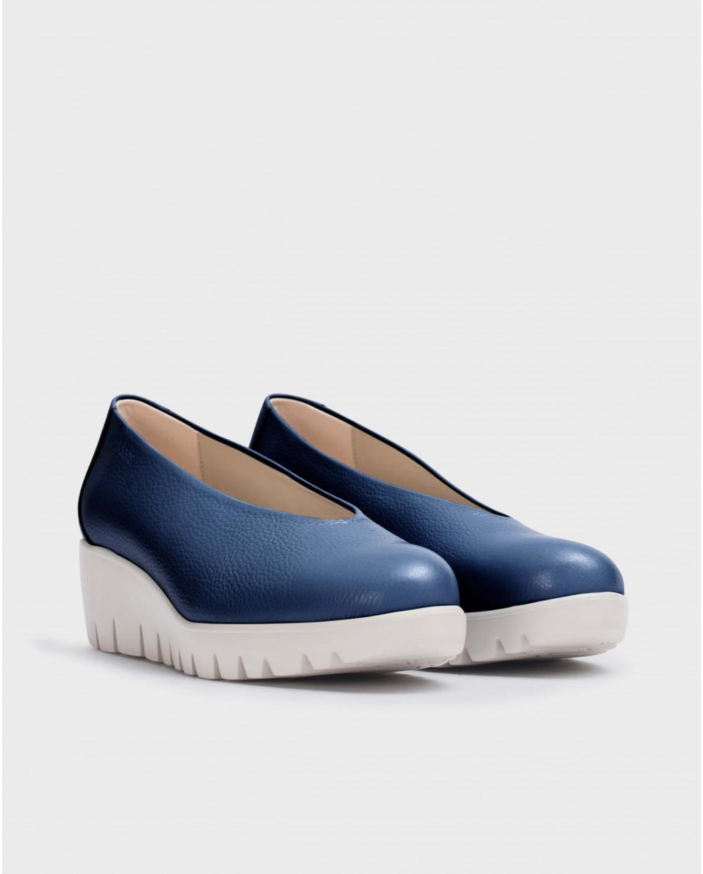Wonders-Loafers-Navy blue Fly shoe