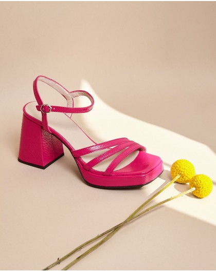 Wonders-Heels-Fuchsia Love sandal