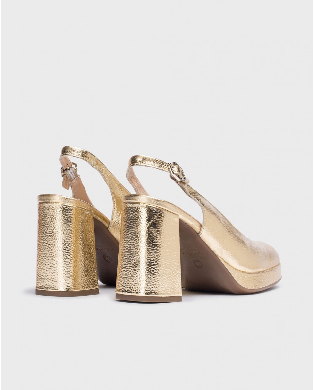Wonders-Heels-Metalic Lexi shoe