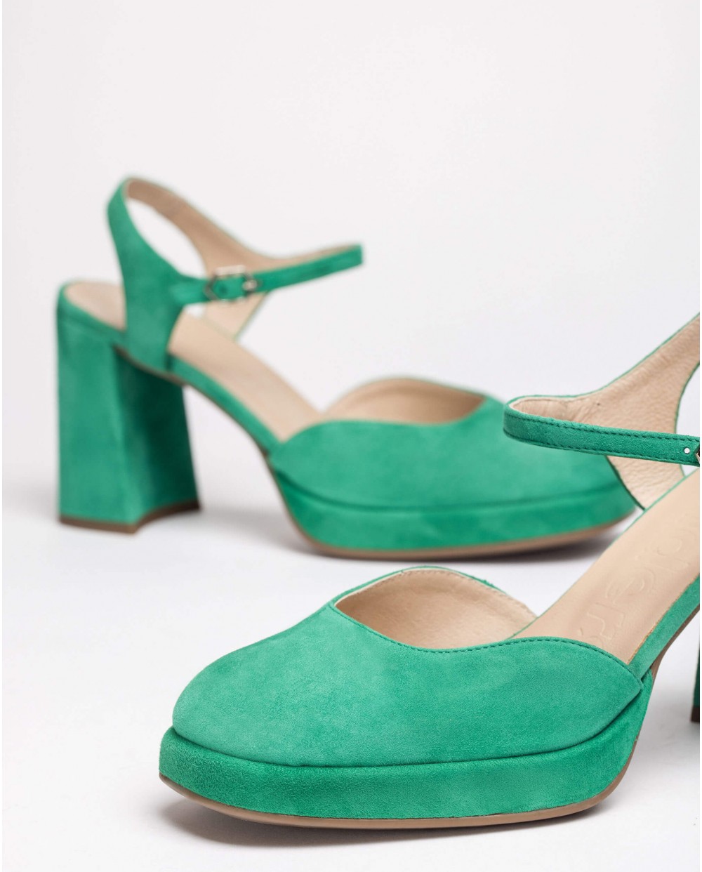 Wonders-Sandals-Green Blue Shoes