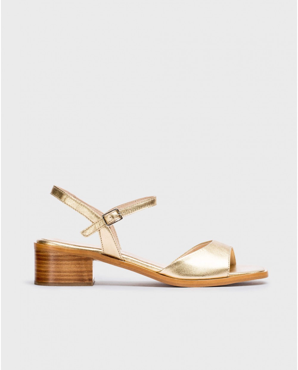 Wonders-Sandals-Gold metallic Lumina Sandal