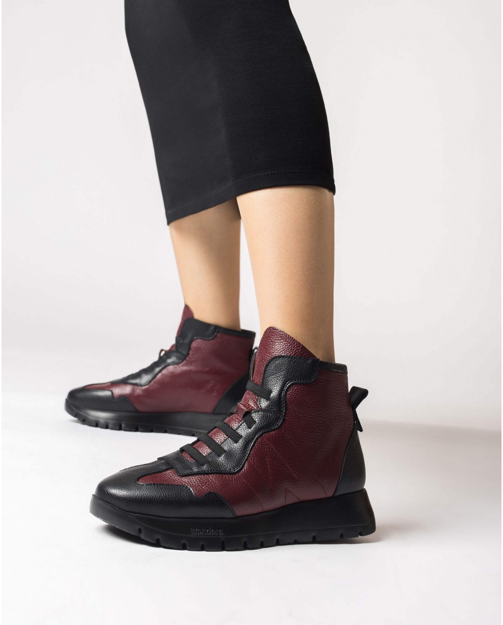 Wonders-Sneakers-England bordeaux ankle boot