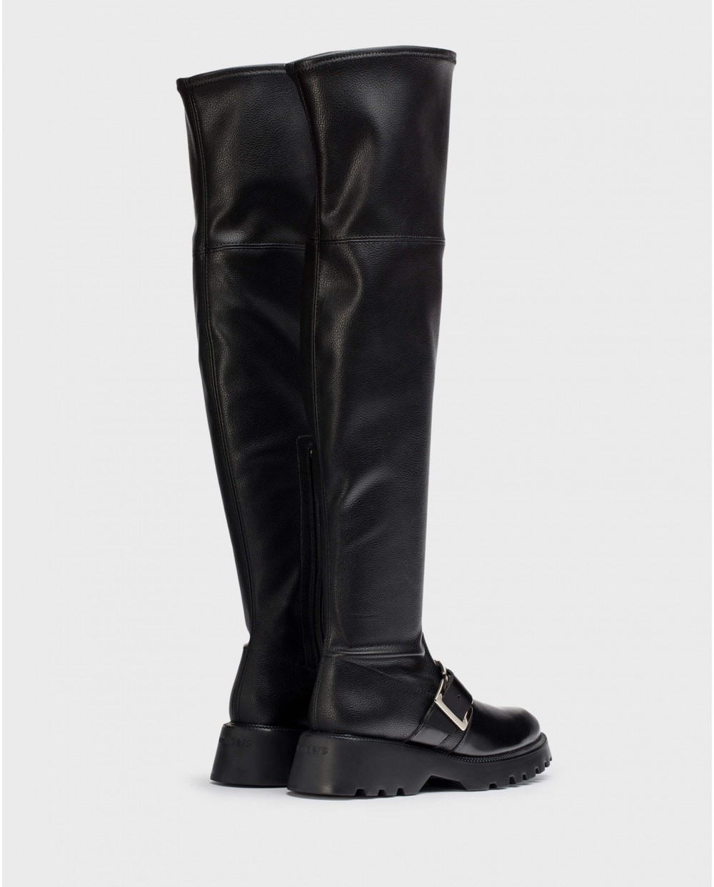 Wonders-Boots-Black Lycra boot