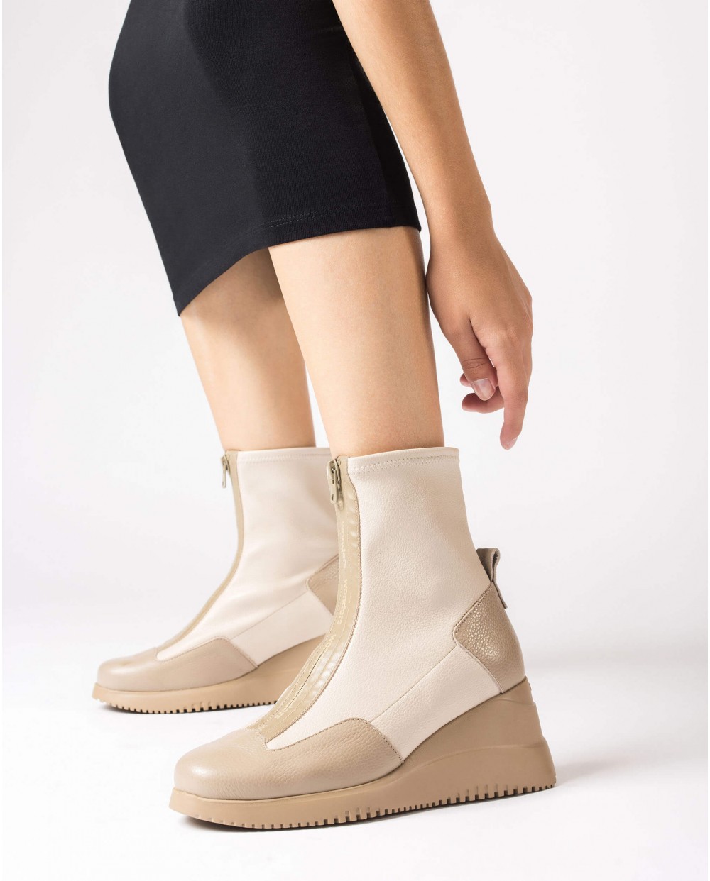 Wonders-Ankle Boots-Beige INDIA ankle boot