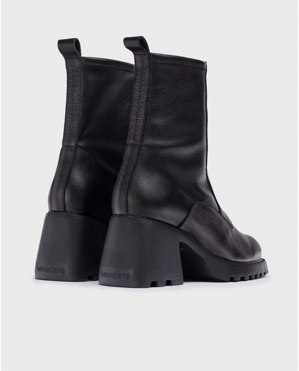 Wonders-Ankle Boots-Black KID ankle boot