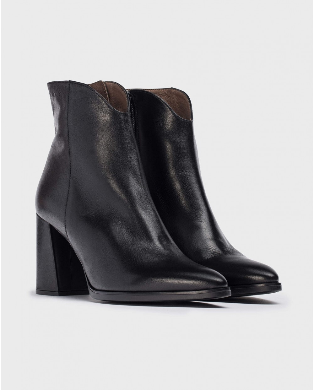 Wonders-Ankle Boots-Black NARA ankle boot