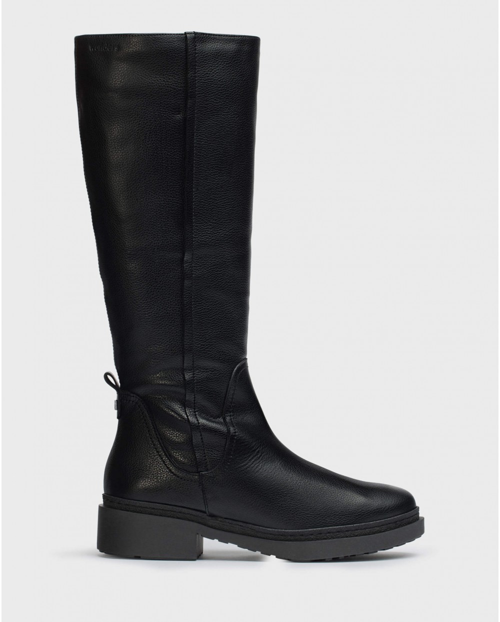 Wonders-Boots-Black Alsia Boot