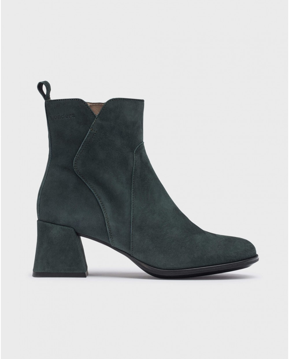 Wonders-Ankle Boots-Green MARINE ankle boot