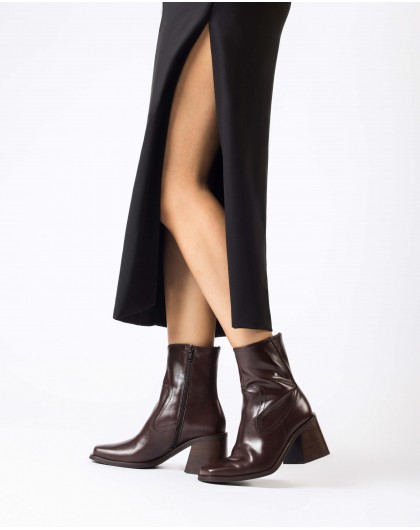 Wonders-Ankle Boots-Brown CARLOTA ankle boot