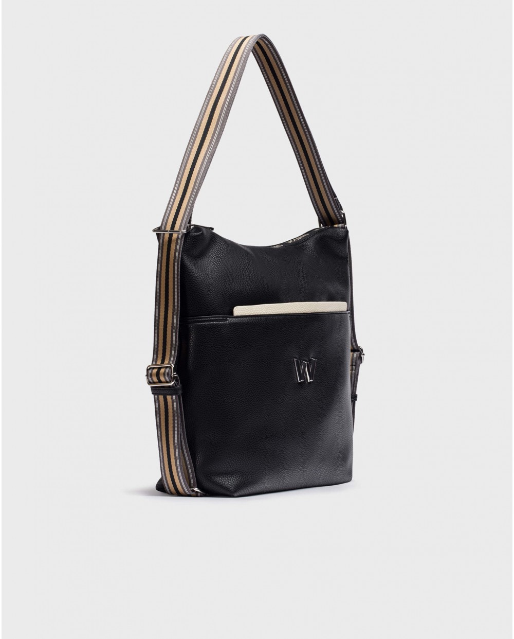 Wonders-Bags-black bicolor AMATISTA bag