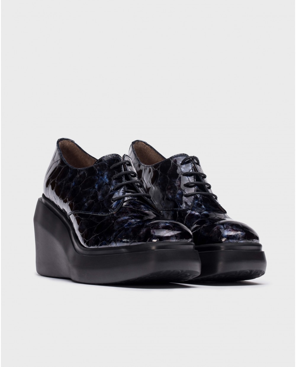 Platform Blucher shoes