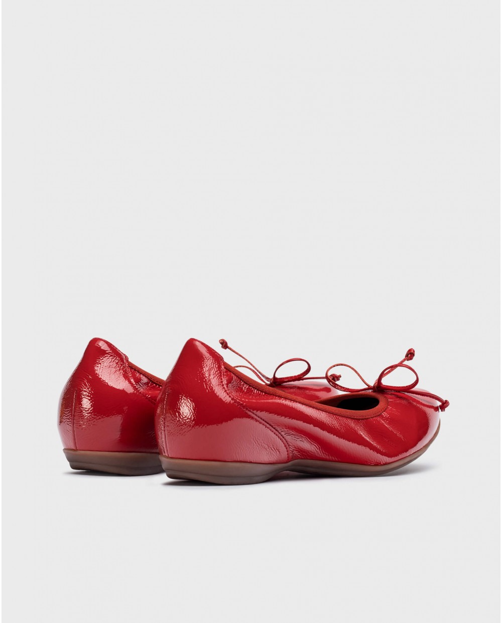 Wonders-Flat Shoes-Red Atenas Ballerina