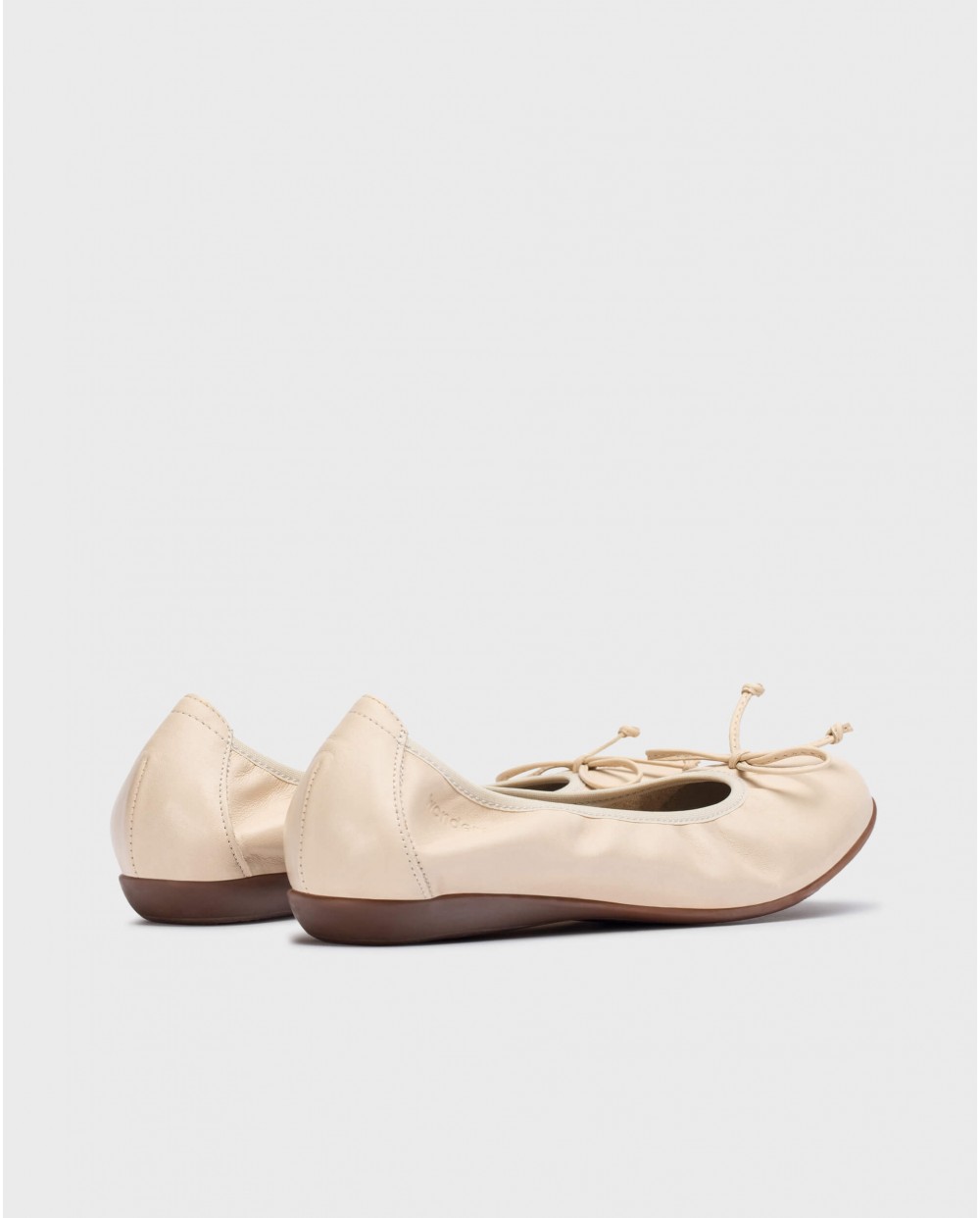 Wonders-Flat Shoes-Beige Bo ballet flat