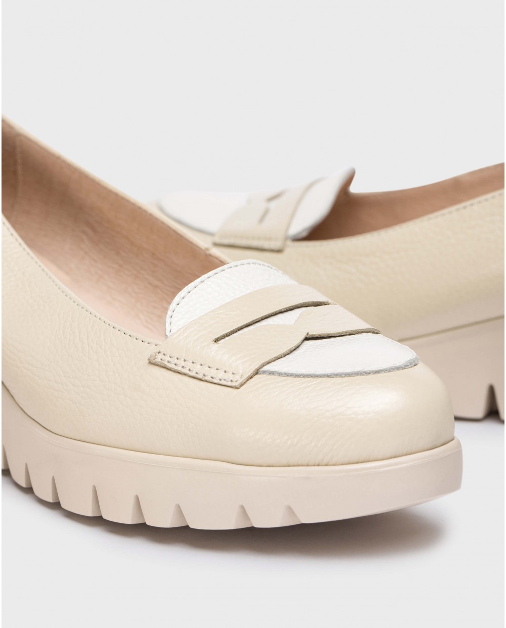 Wonders-Loafers-Cream Moccasin