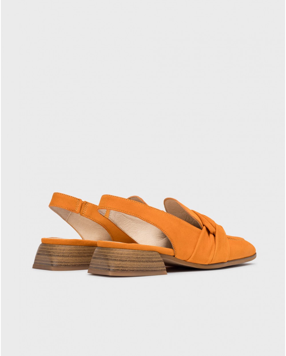 Wonders-Flat Shoes-Orange Phoeniz Shoe