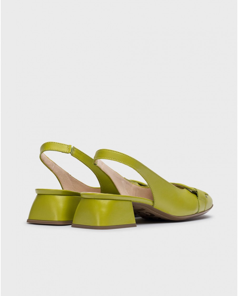 Wonders-Heels-Green Maya Shoes