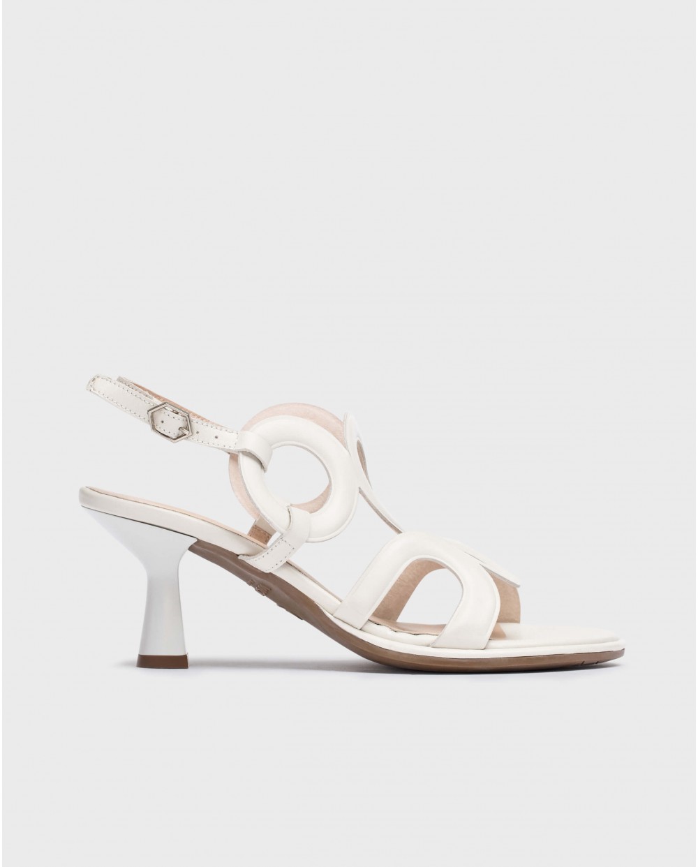 Wonders-Sandals-White Iris heeled sandals