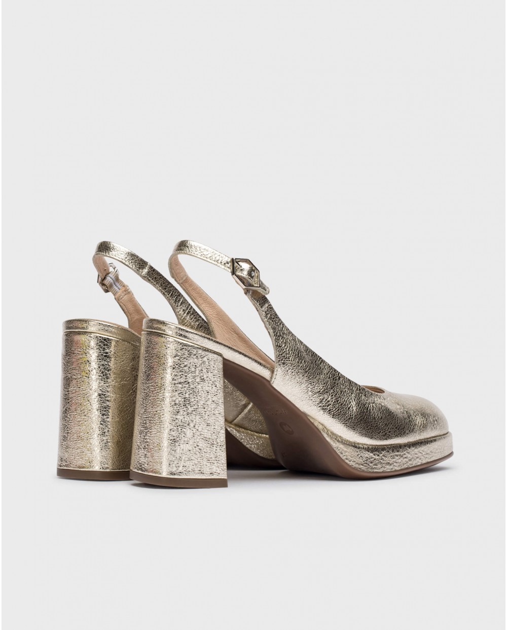 Wonders-Heels-Platinum Valery Heeled sandals