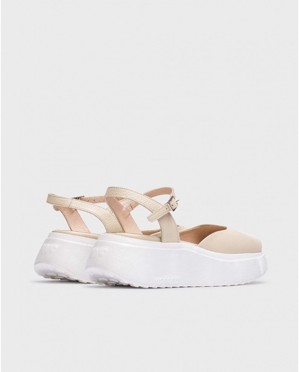 Wonders-Platforms-Cream Manila Shoe