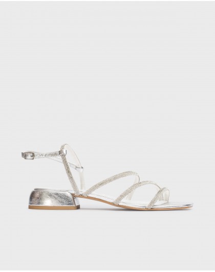 Wonders-Women shoes-Silver ZAIDA Flat sandals