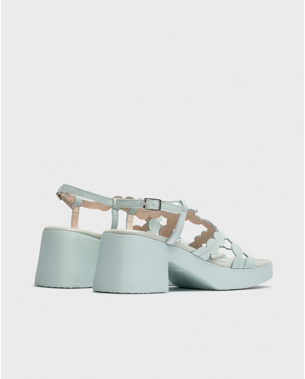 Wonders-Sandals-Blue Neus heeled sandals