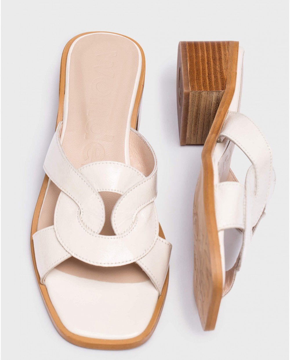 Wonders-Sandals-White Mila sandals
