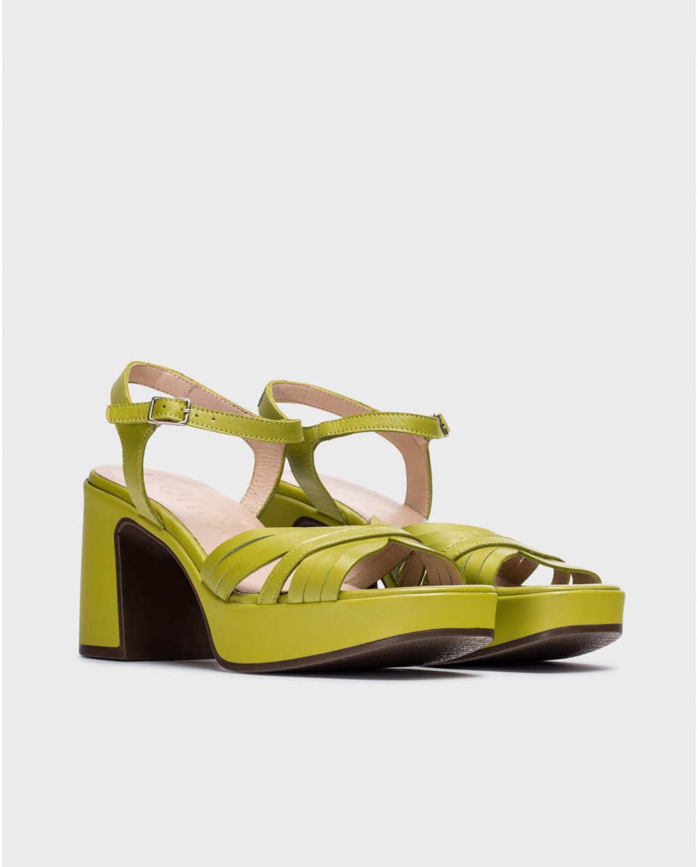 Wonders-Sandals-Green Marisol sandals