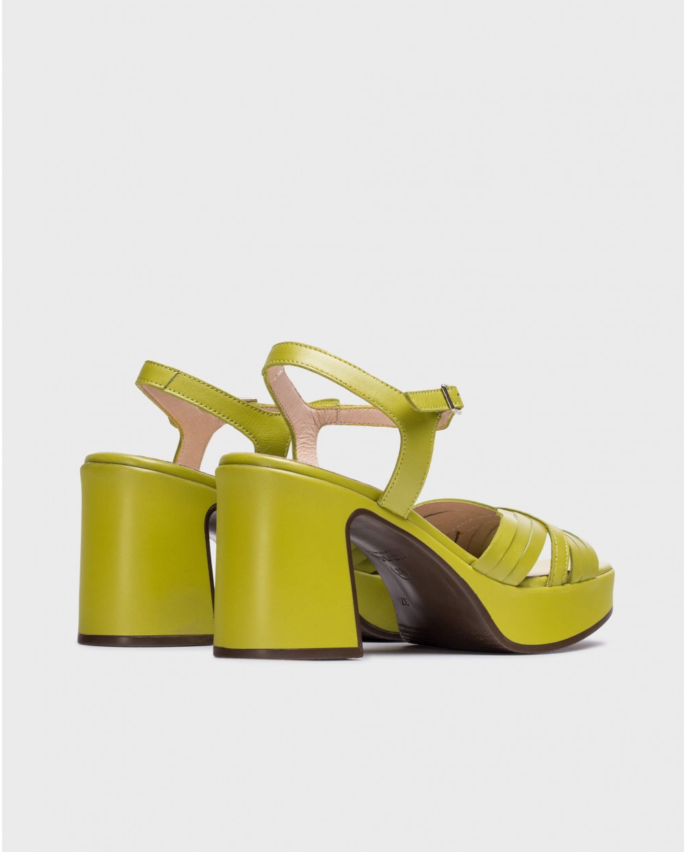 Wonders-Sandals-Green Marisol sandals