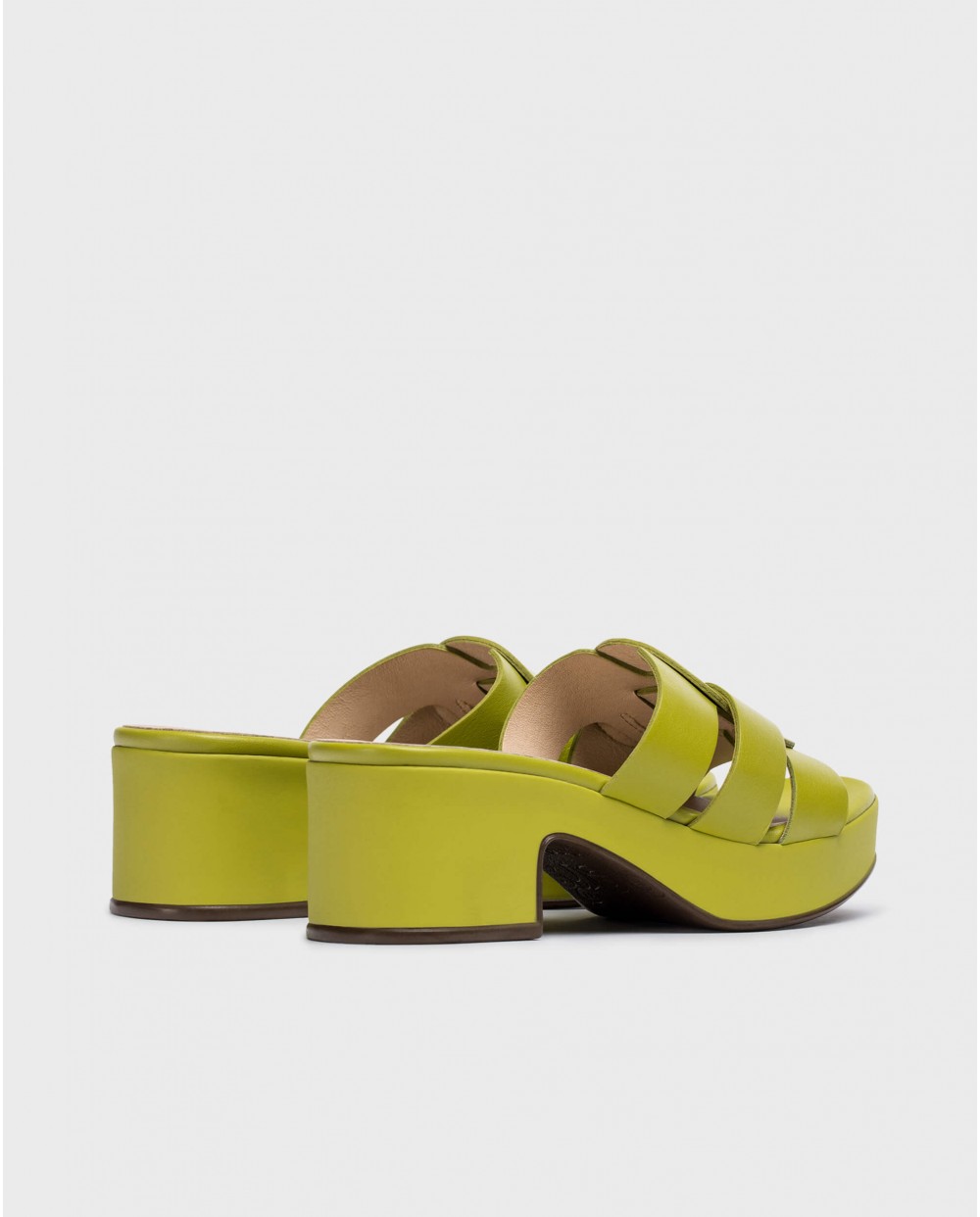 Wonders-Sandals-Green Santander sandals