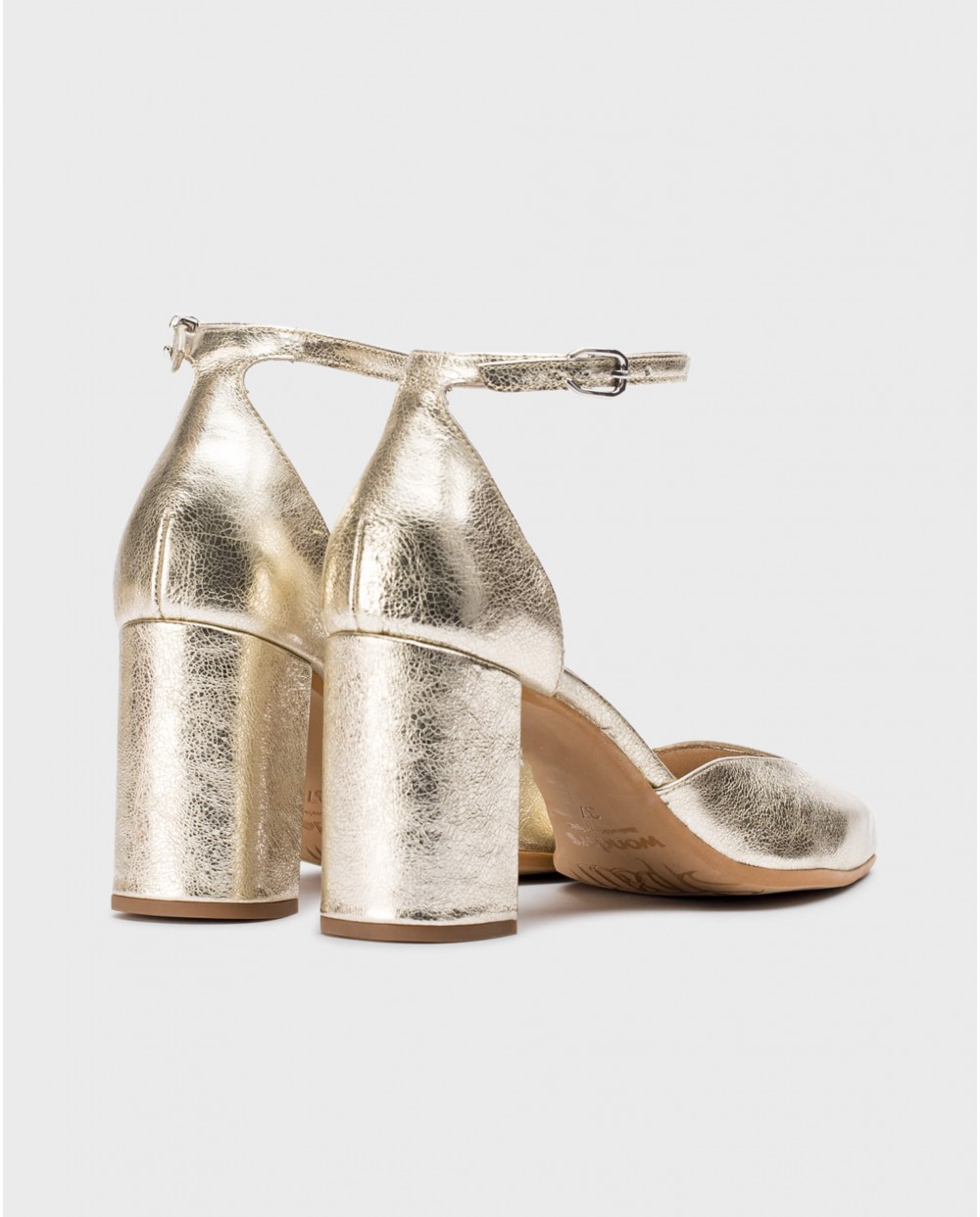 Wonders-Women shoes-Platinum Fátima Heeled shoes