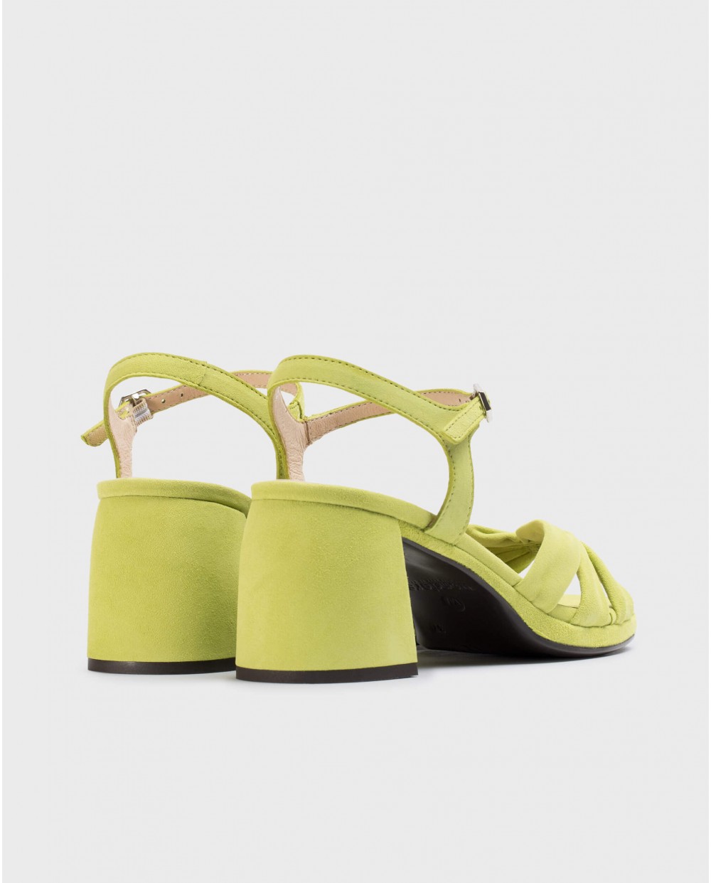 Wonders-Sandals-Green Gisela heeled sandals