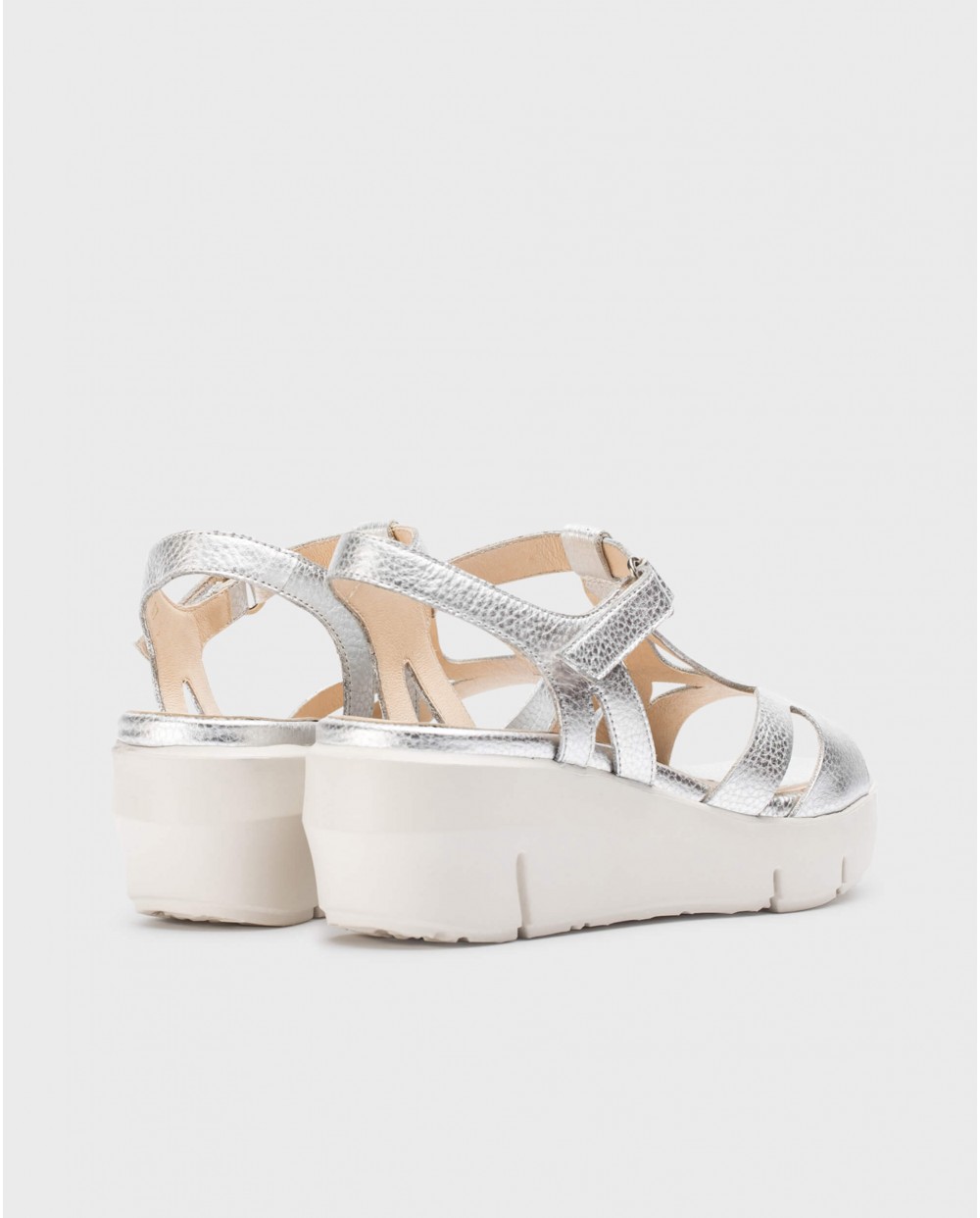 Wonders-Sandals-Silver Blanca sandals
