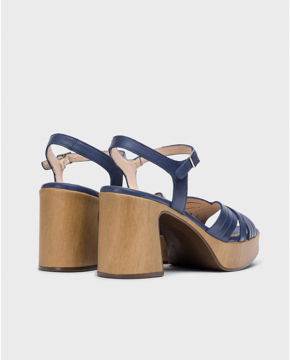Wonders-Sandals-Blue Marisol sandals