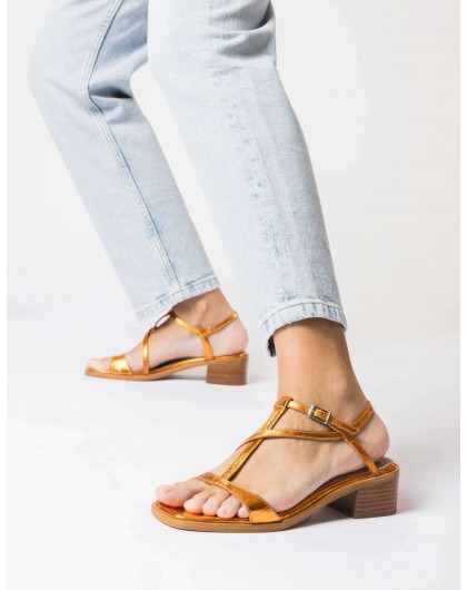 Orange AURORA Sandals