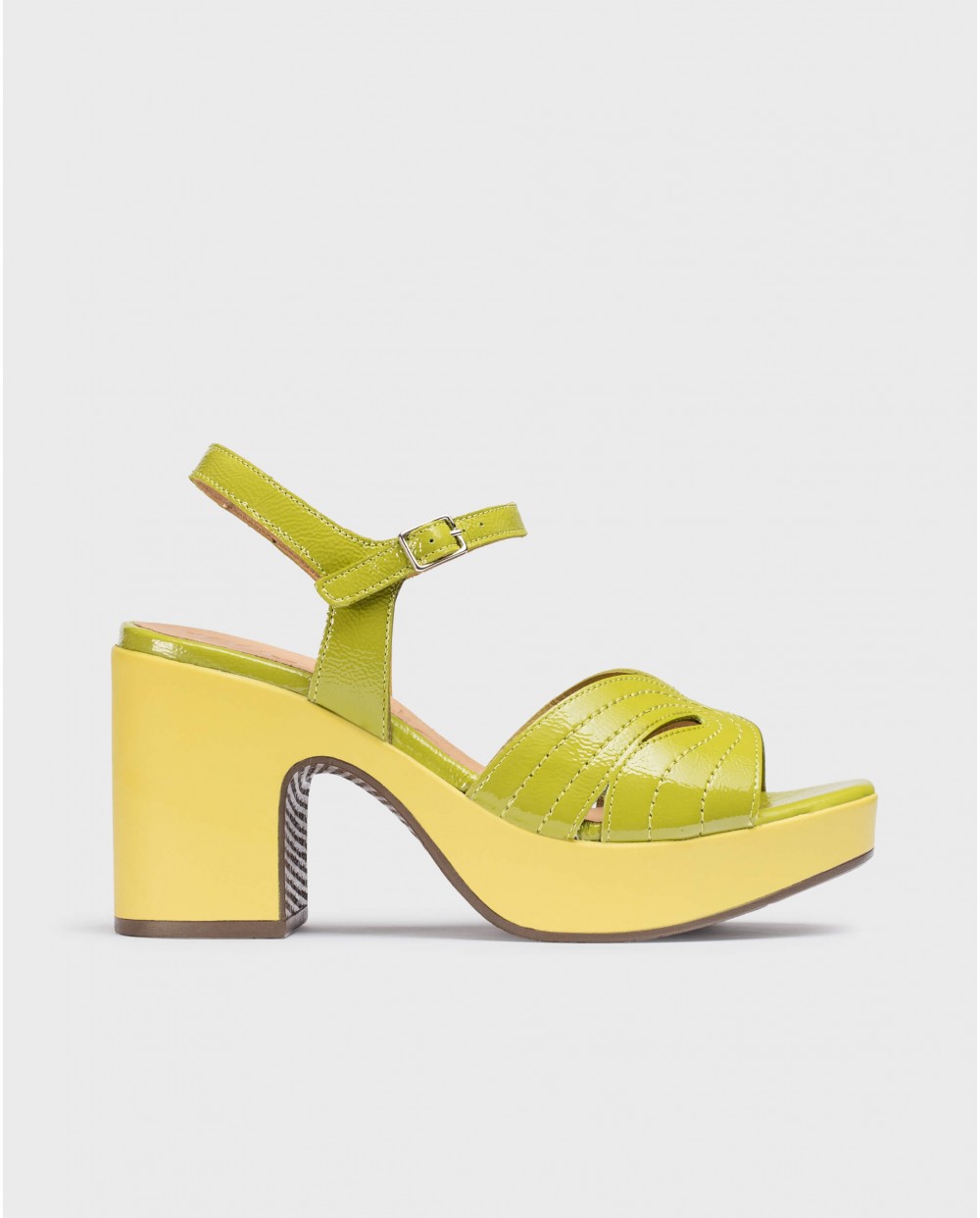 Wonders-Women shoes-Lime LISBOA Sandal