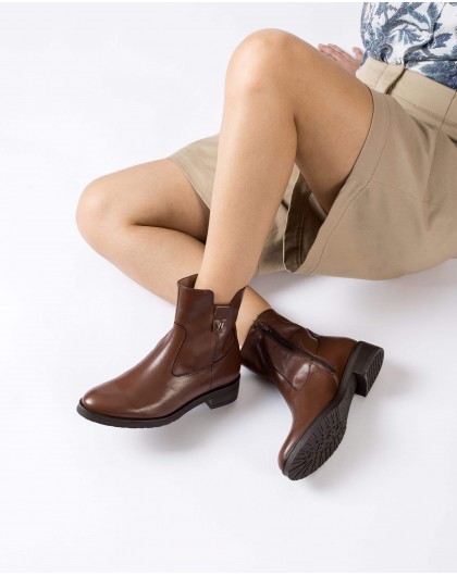 Wonders-Ankle Boots-Brown SAMANTHA ankle boots