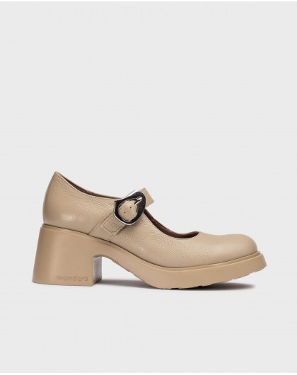 Wonders-Pre Fall 2024-Brown ROSA Mary Janes