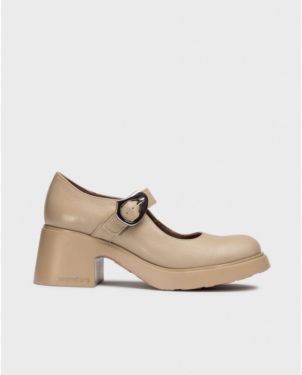 Wonders-Pre Fall 2024-Brown ROSA Mary Janes