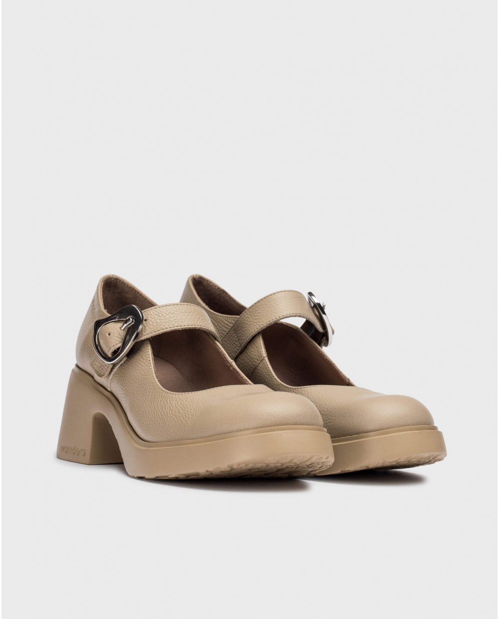 Wonders-Pre Fall 2024-Brown ROSA Mary Janes